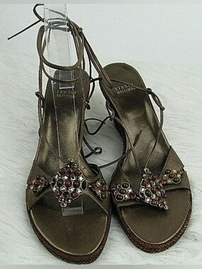 Stuart Weitzman lace up Gladiator Sandals size 4.5